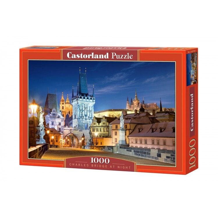 Castorland, Чарлз Бридж през нощта, Прага, пъзел 1000 части