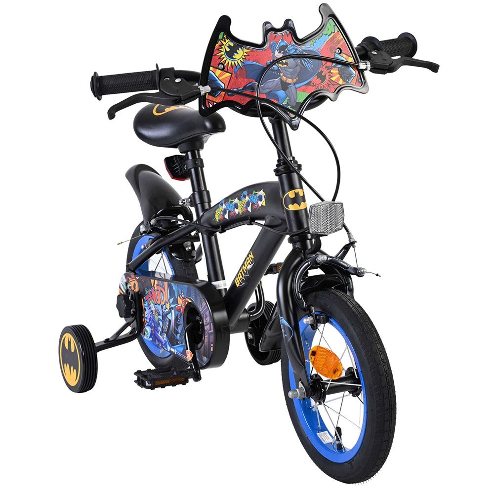 Детски велосипед с помощни колела, Батман,12 инча