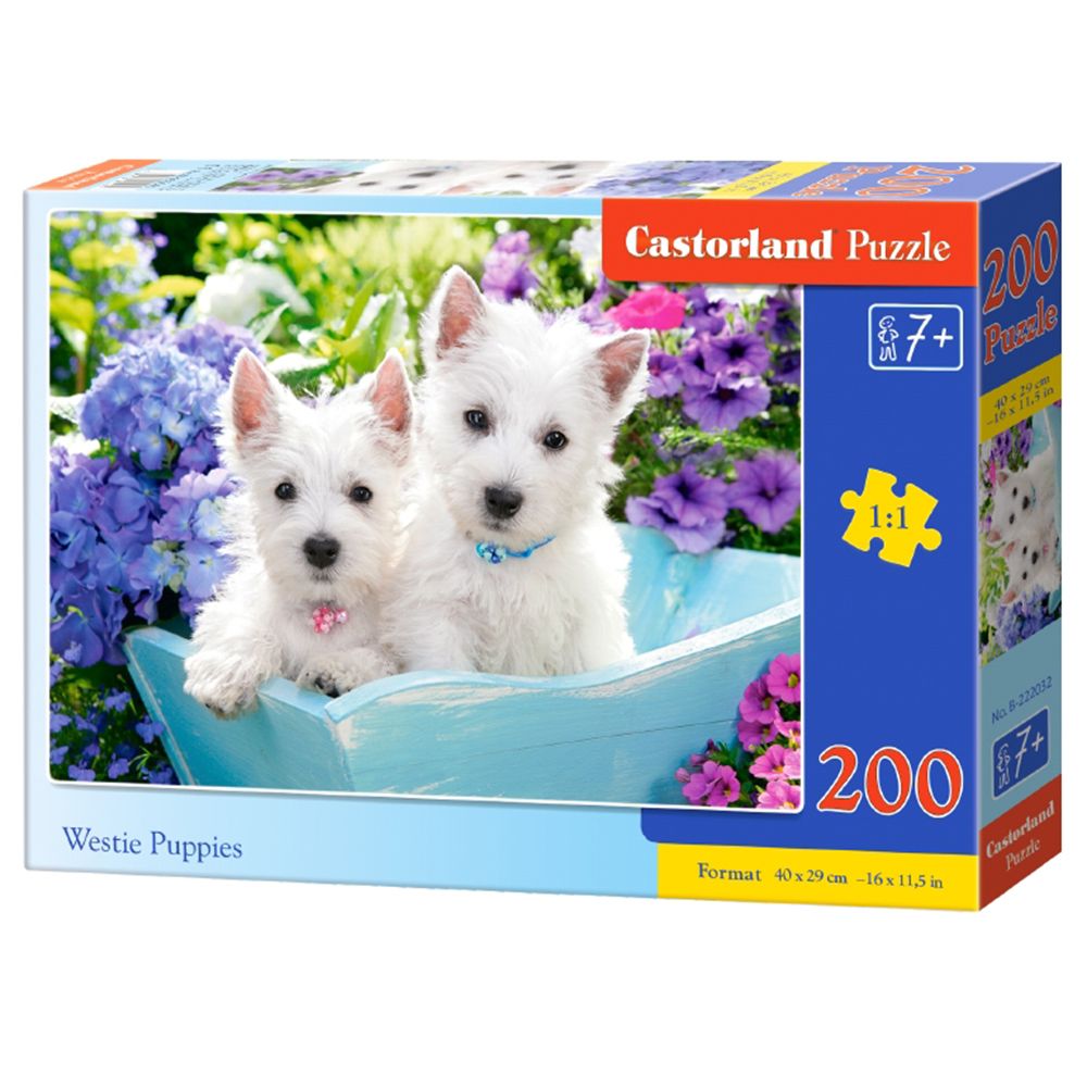 Castorland, Кученца Уести, пъзел 200 части