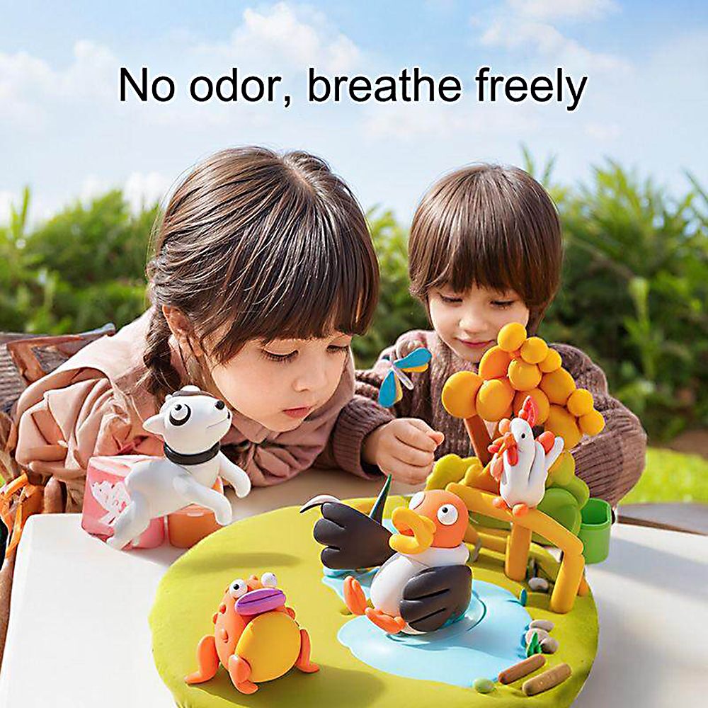 Комплект моделини с инструменти в кутия, 12 цвята