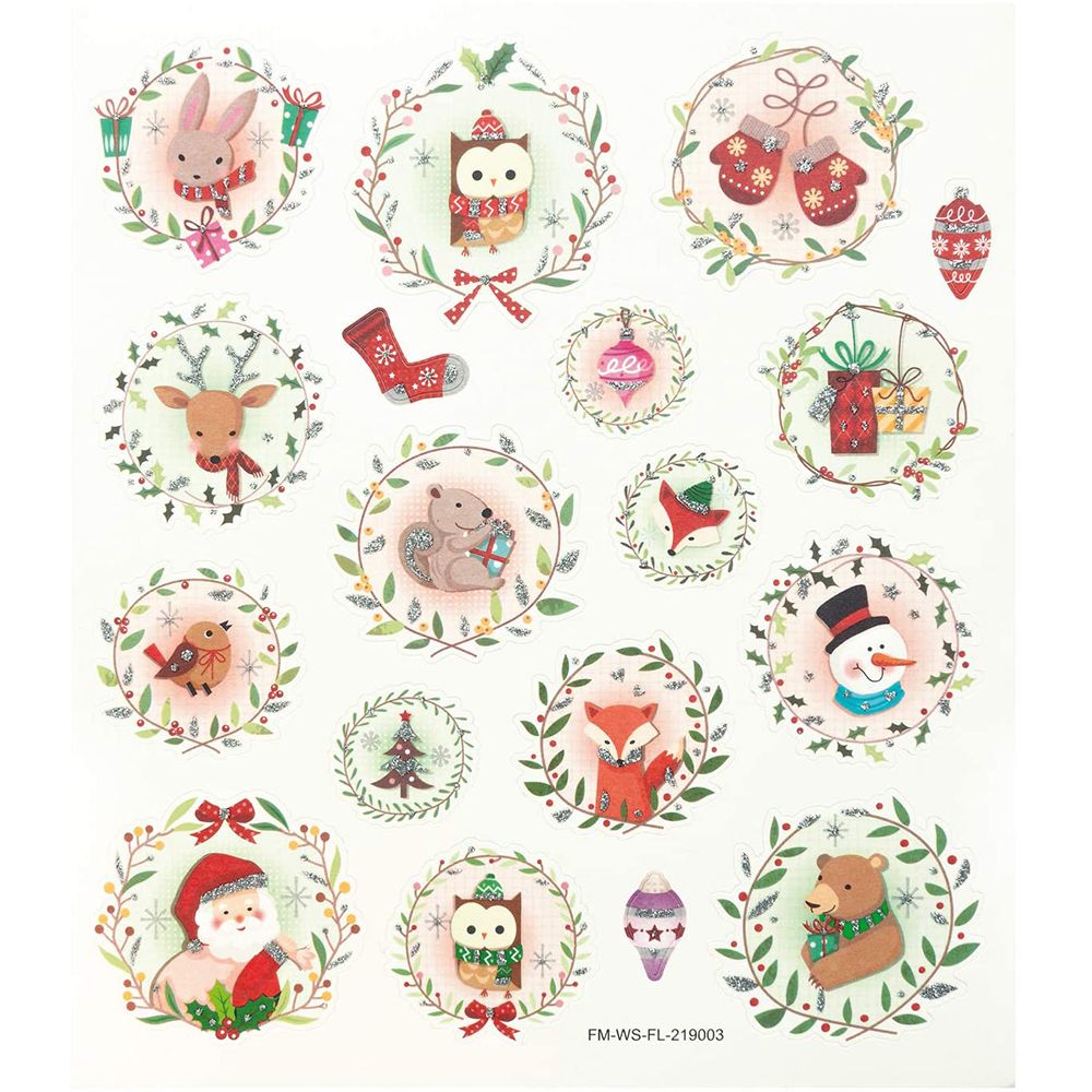 Стикери, Коледа, 61 бр.