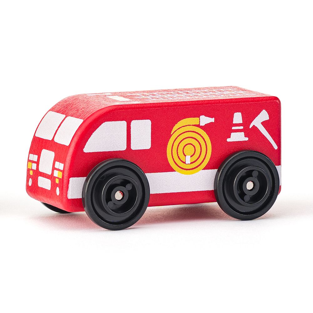 Дървени колички, 6 бр.