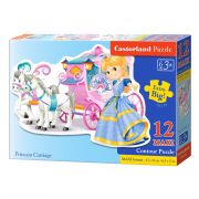Каляска на принцеса, пъзел MAXI, 12 части
