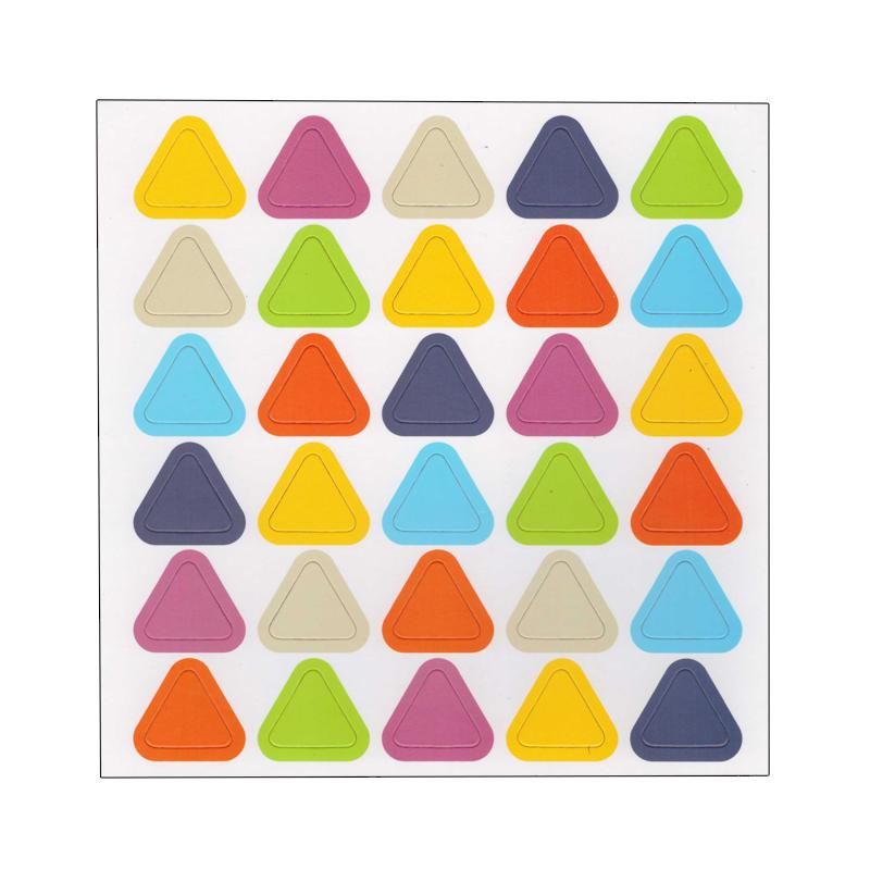 Мини магнитна игра с цветни триъгълници, Животните в джунглата