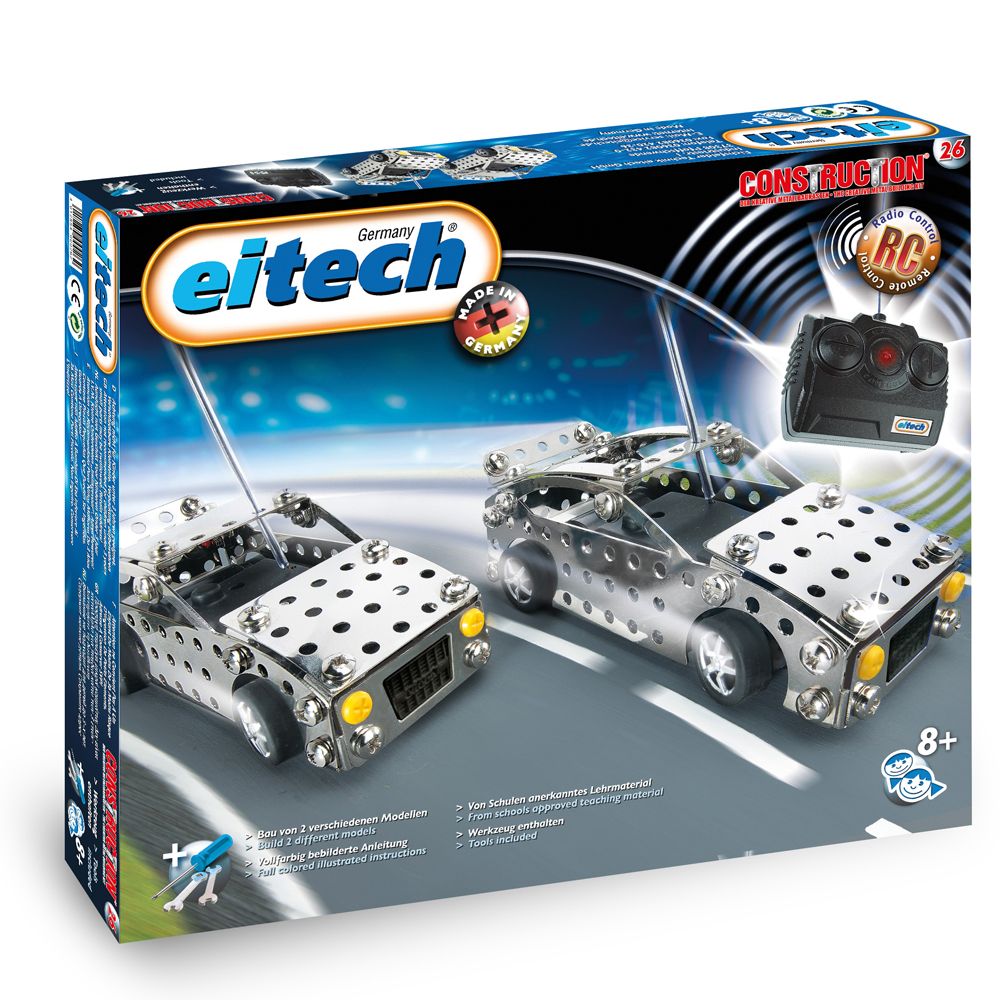 Eitech, Метален конструктор, Кола с дистанционно управление, 2 модела