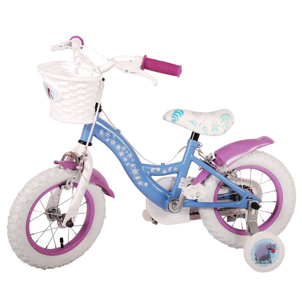 Детски велосипед с помощни колела, Disney Frozen 2, 12 инча