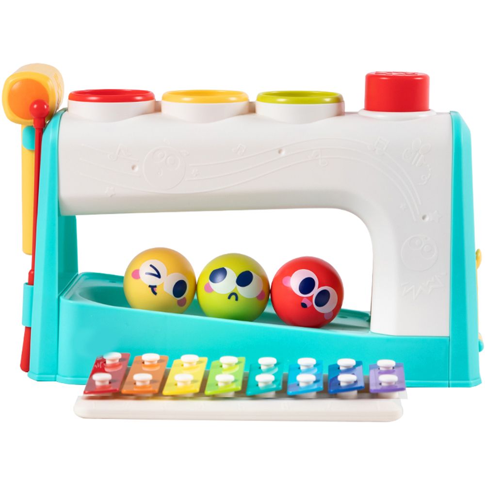 HOLA, Мултифункционална бебешка музикална играчка с ксилофон и топки