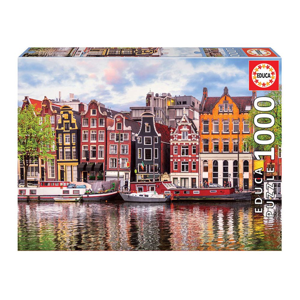 Educa, Танцуващи къщи, Амстердам, пъзел 1000 части