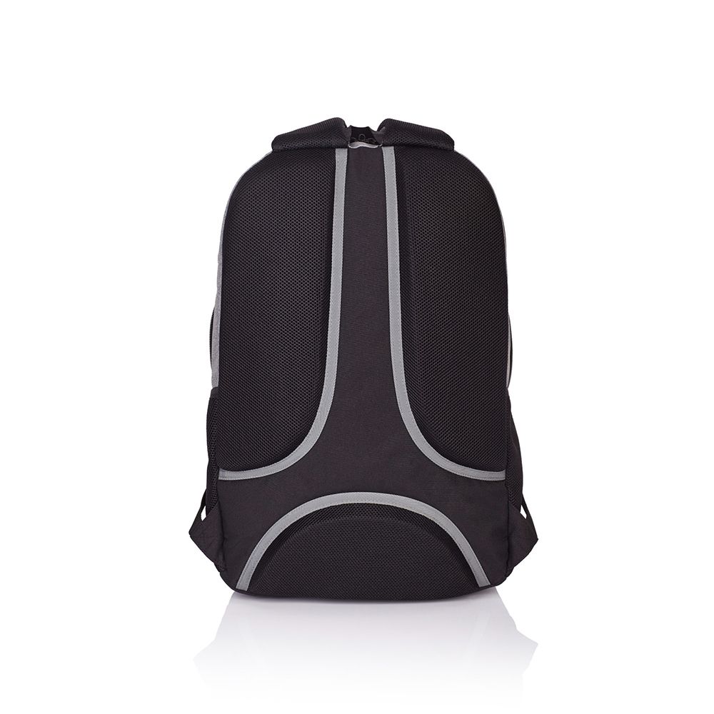 Ученическа раница, Сиво/Черна, Head