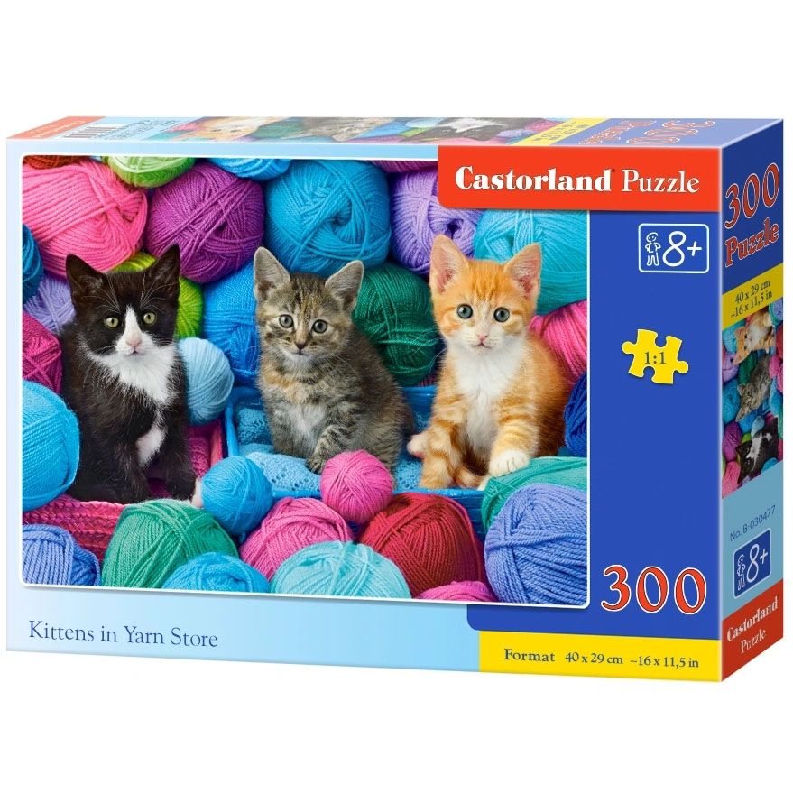 Castorland, Котенца във магазина, пъзел 300 части