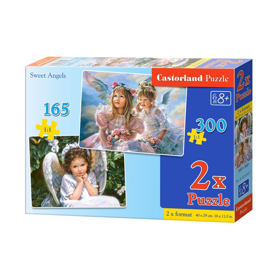 Castorland, Сладки ангели, два пъзела 165 и 300 части