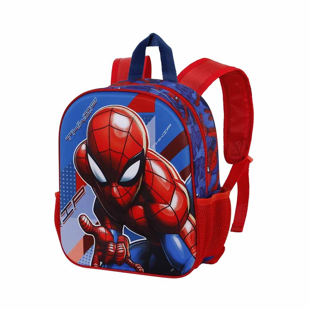 Small 3D Backpack, 3D детска раница Спайдърмен, Наклони се!, Karactermania