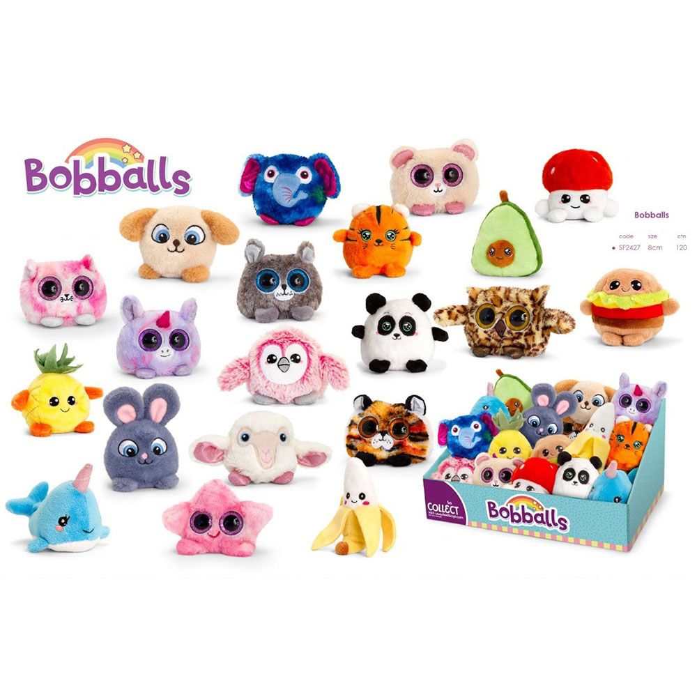 Bobballs, Плюшена играчка, Боббалс, асортимент, Keel Toys
