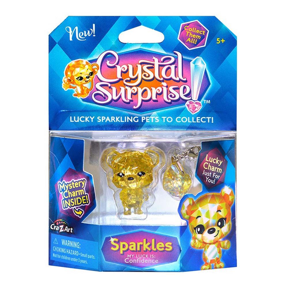 CRYSTAL SURPRISE 500, Блестящо животинче с  талисманчета