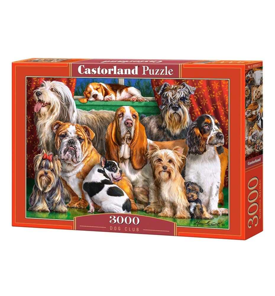 Castorland, Кучета, пъзел 3000 части