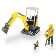 Комплект багер със строител