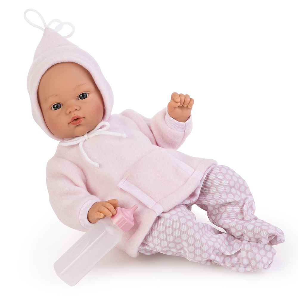 Asi, Кукла-бебе, Коке с розова палто и ританки на точки, 36 см