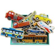 Дървени магнити, Превозни средства