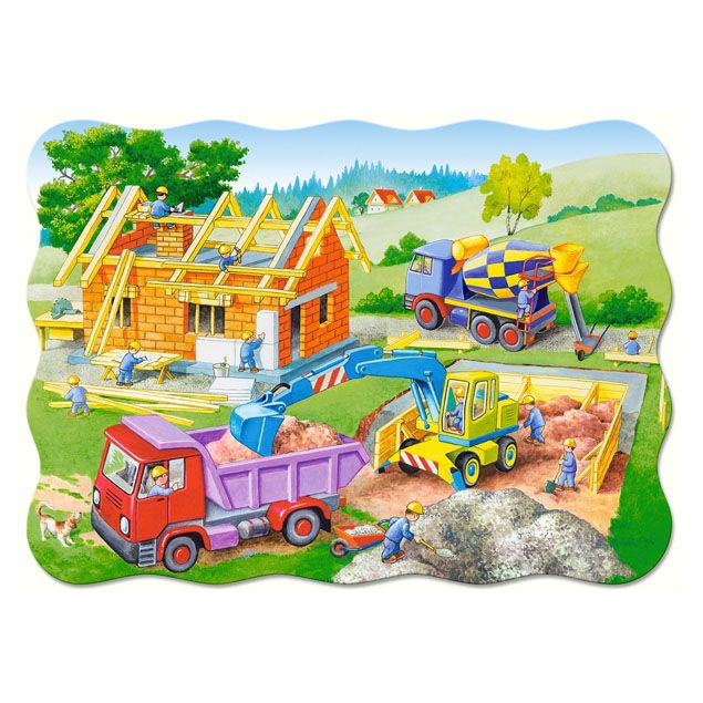 Построяване на къща, пъзел 30 части