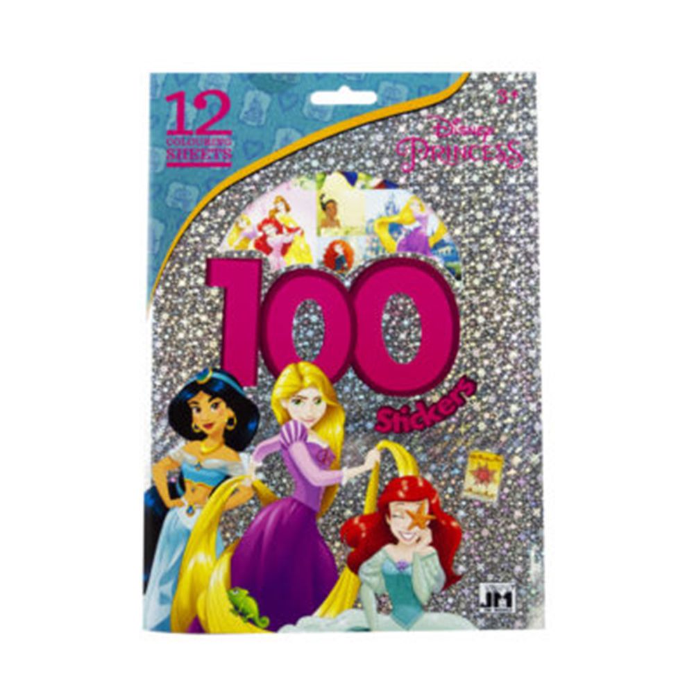 Sense, Книжка със 100 стикера, Дисни принцеси