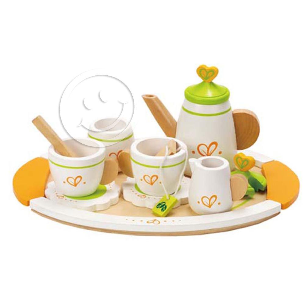 Hape, Комплект аксесоари за детска кухня, Чай за двама