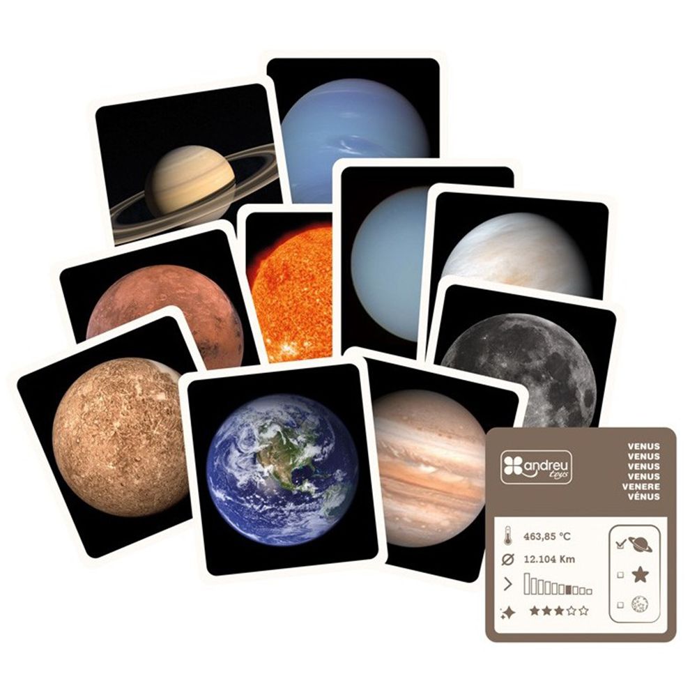 Дървен пъзел, Слънчева система, кръгъл