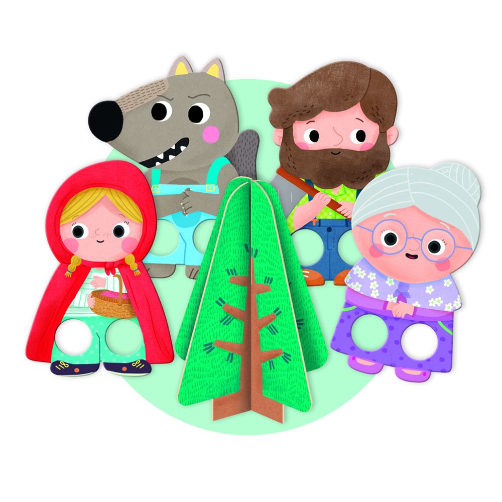 Пъзел XXL 30 части, Червената шапчица