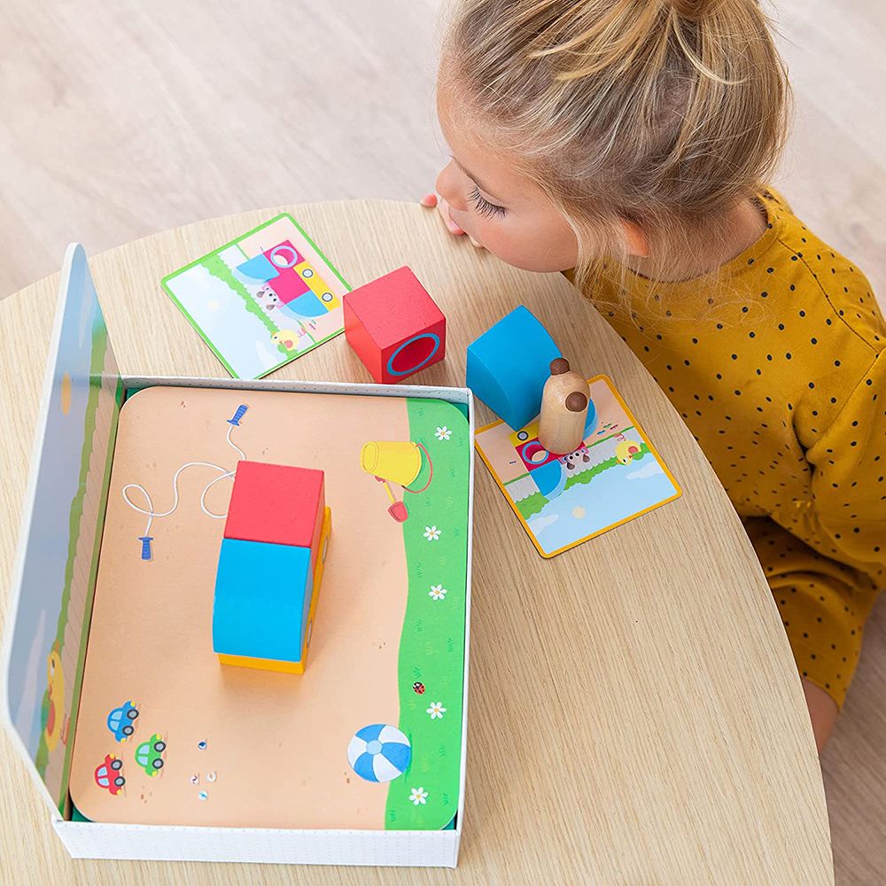 Образователна игра за ориентиране в пространството, Мечо в парка