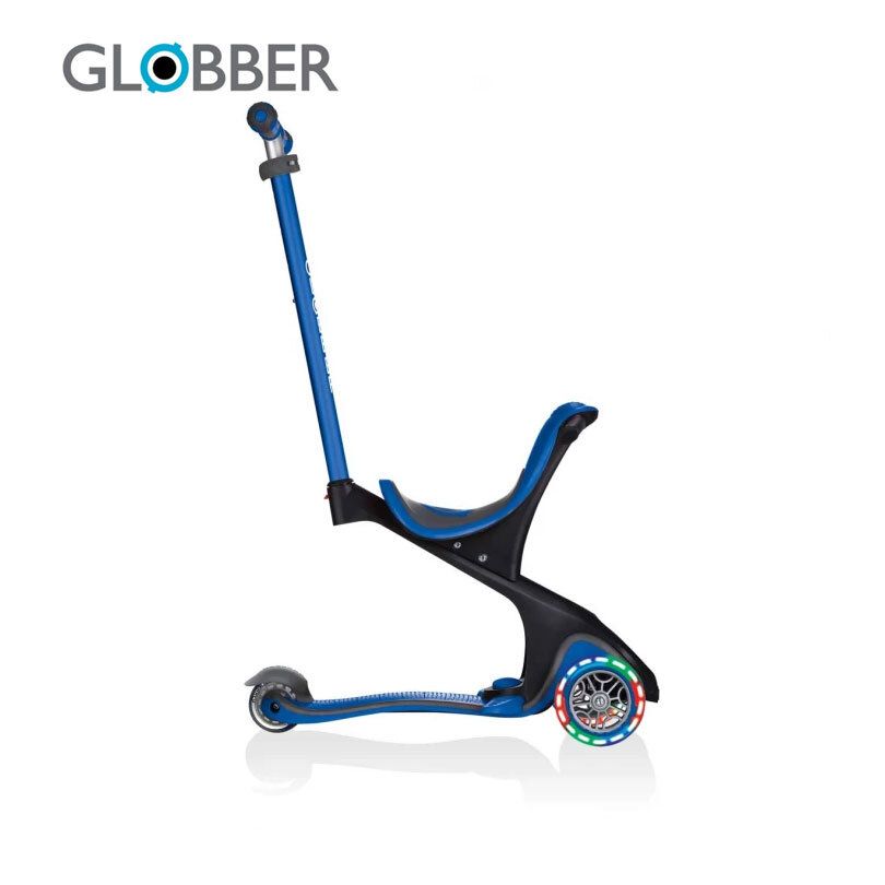 Тротинетка с родителски контрол 5 в 1 Globber Go Up Comfort Lights