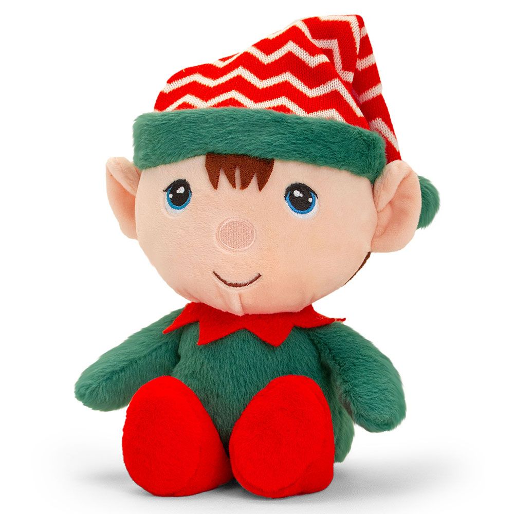Плюшени коледни играчки с шалчета, 15 см