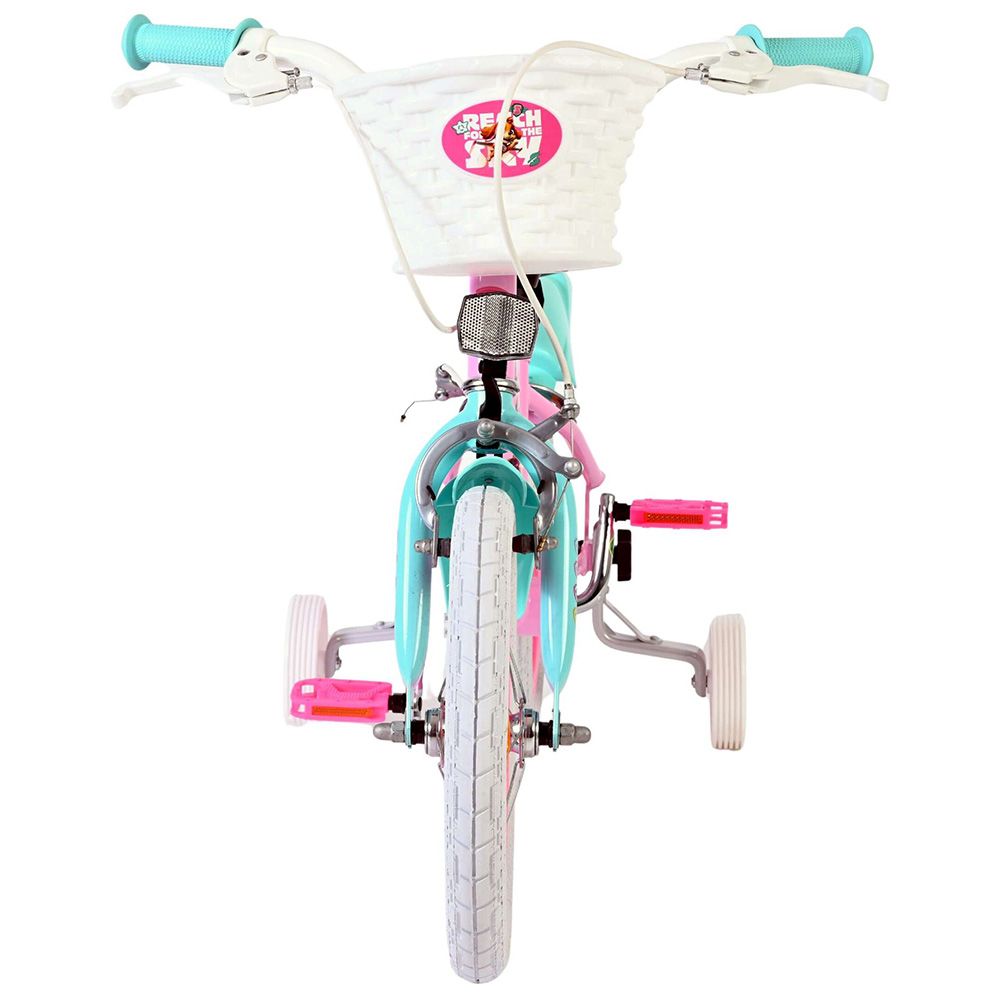 Детски велосипед с помощни колела, Paw Patrol, 14 инча, Момичета