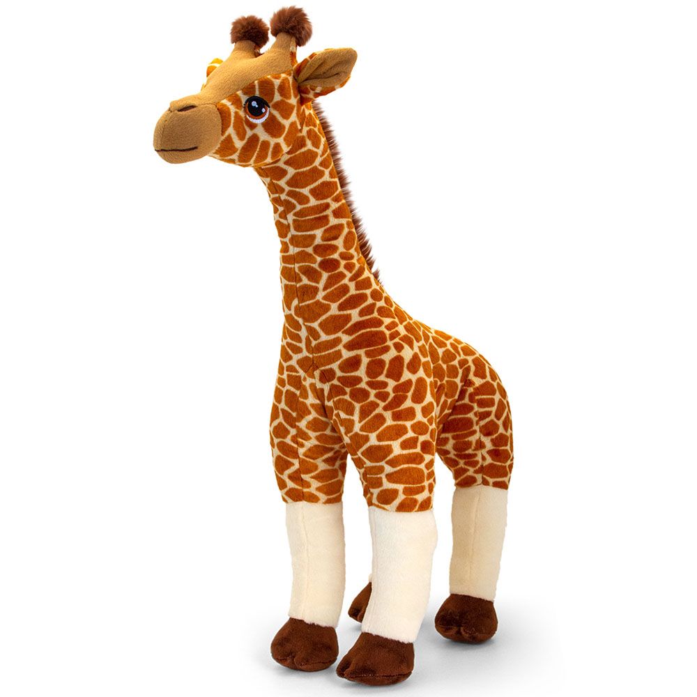 Keel Toys, Жираф, екологична плюшена играчка от серията Keeleco, 70 см