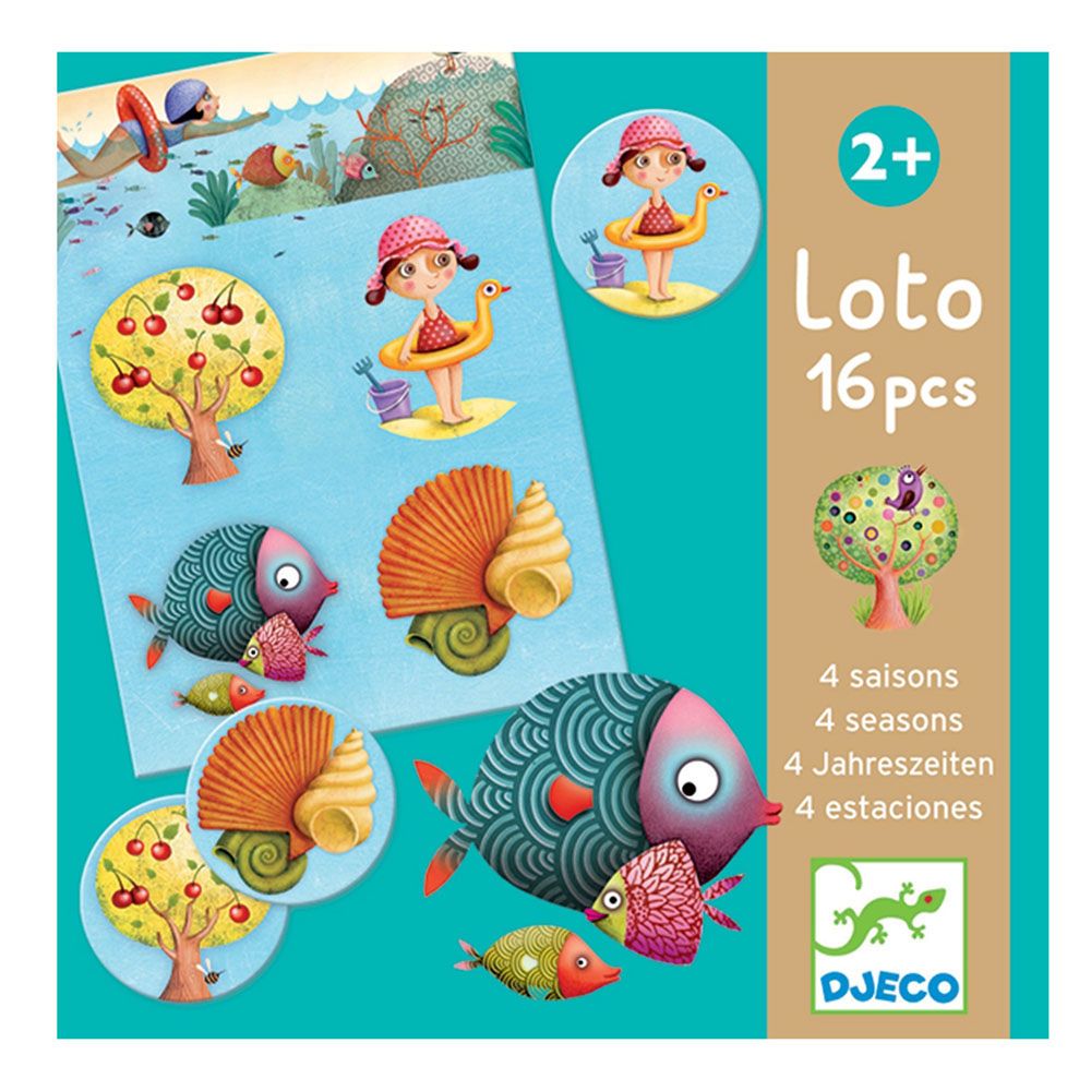 Djeco, Игра лото, Четири сезона
