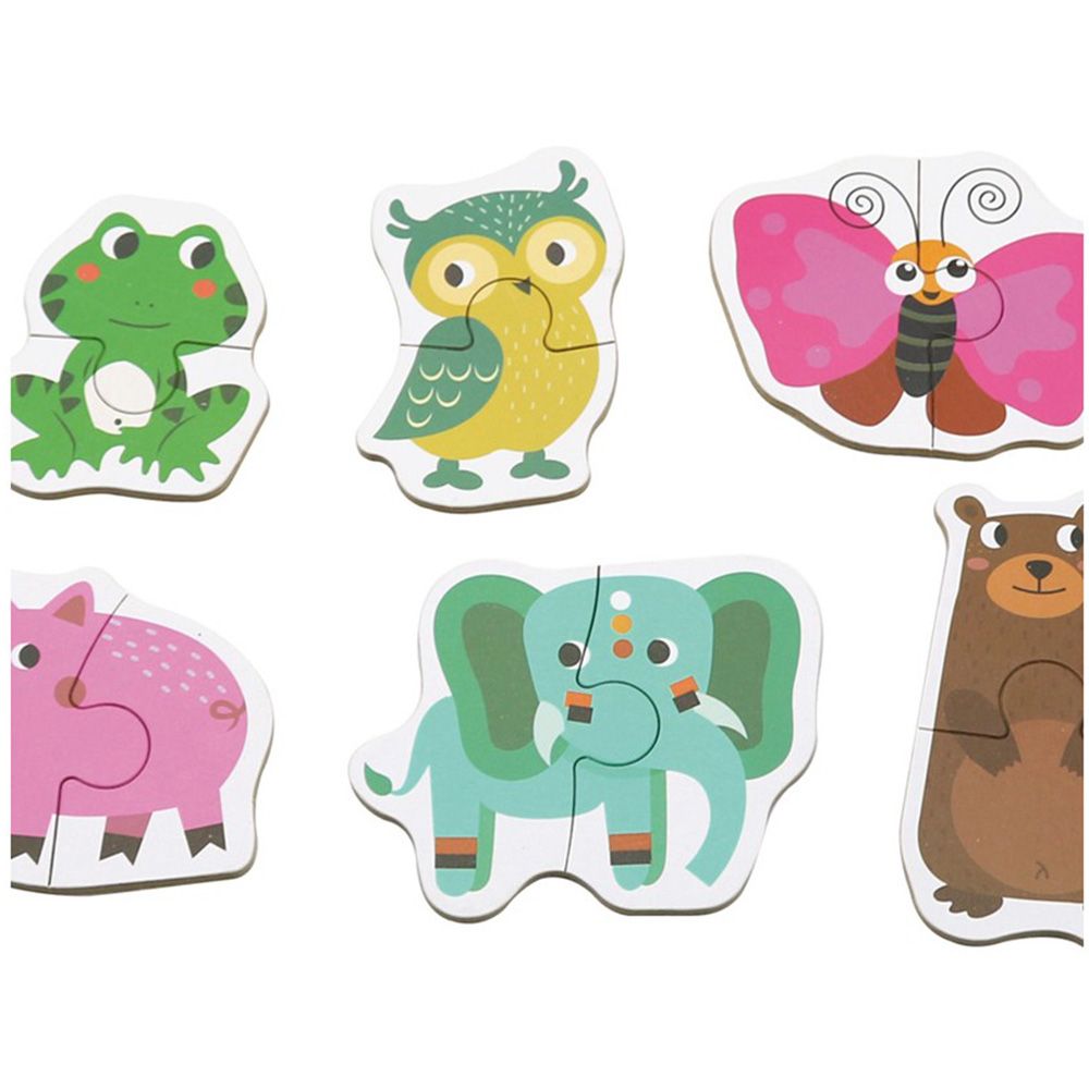 Животните - пъзели за най-малките, 24 броя в кутия