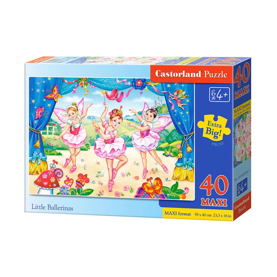 MAXI, Малките балерини, пъзел 40 части, Castorland