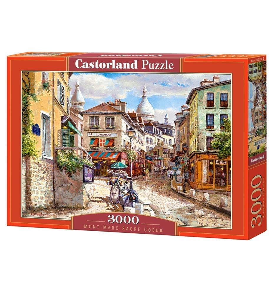 Castorland, Мон Мартър и Сакре Кьор, Париж, пъзел 3000 части