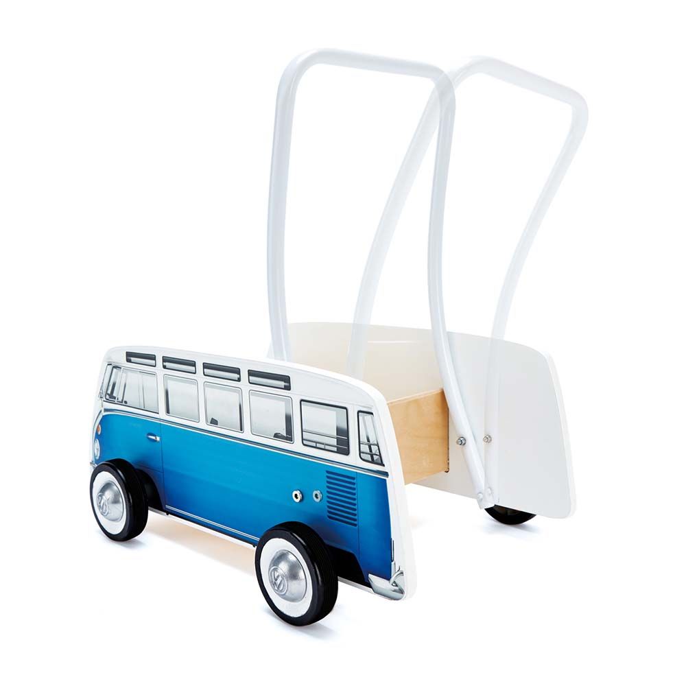 Дървенa детска проходилка, Син класически автобус VW T1