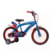 Детски велосипед Spiderman, с помощни колела, 16 инча