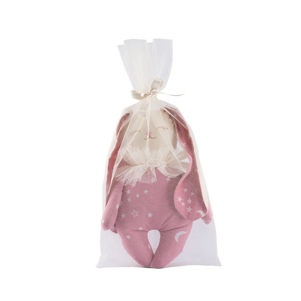 Малкото зайче Оливия, розово с бели звезди