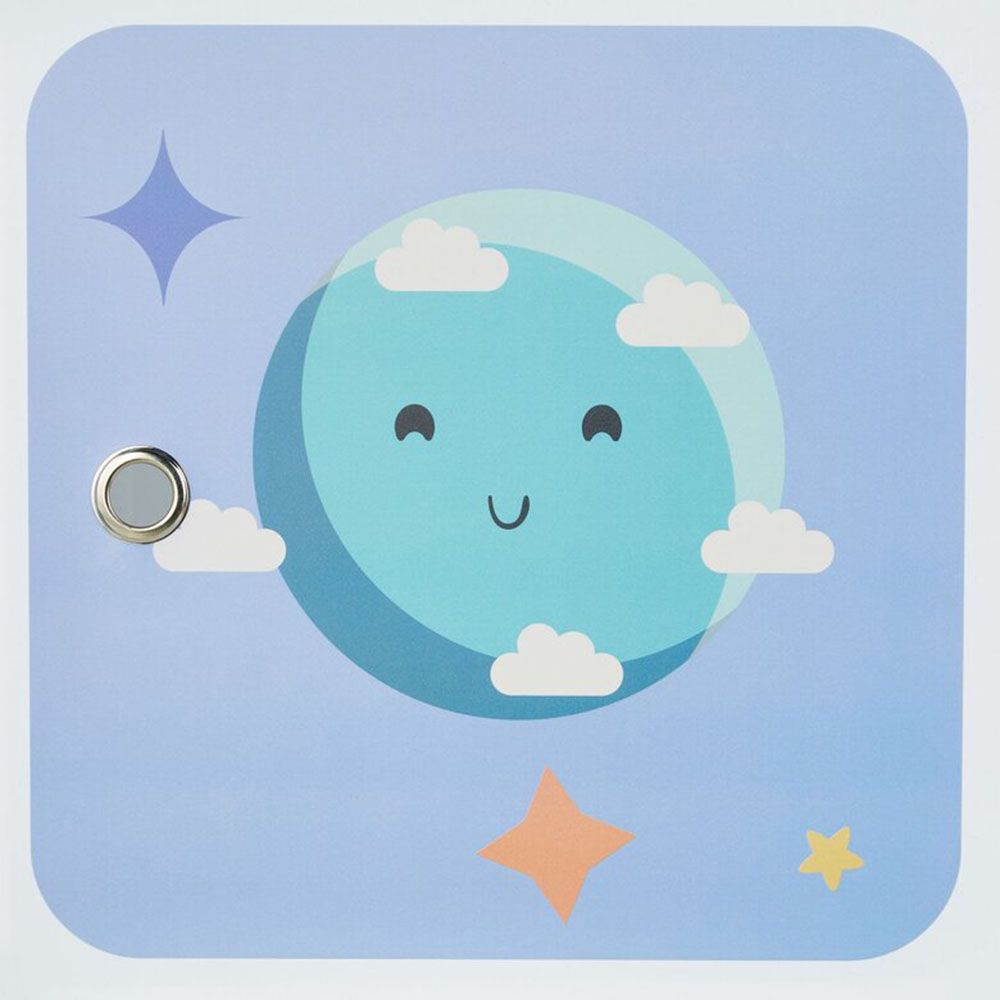 Детски стелаж-органайзер за дрешки и играчки с 15 отделения, Космос