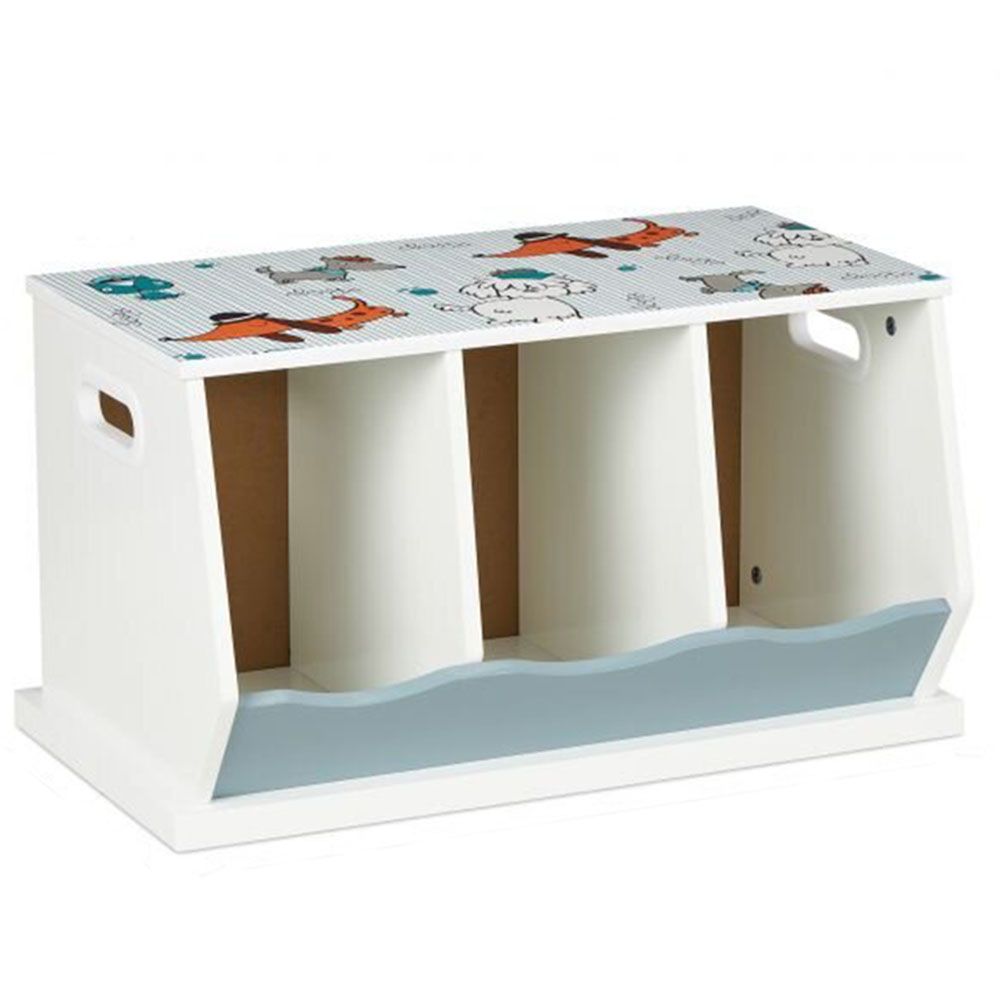 Albus, Детски стелаж-органайзер с 3 отделения, Dogo