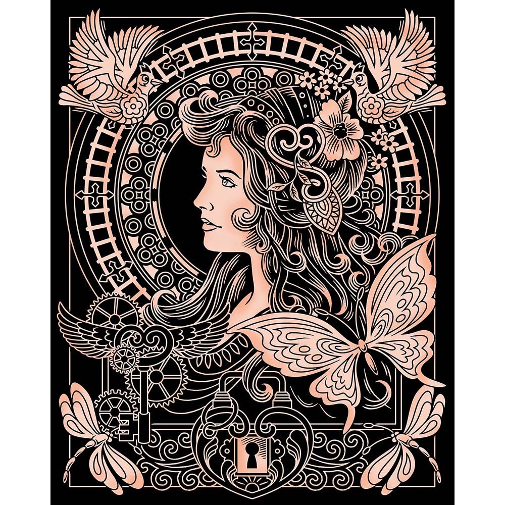 Sequin art, Комплект за гравиране, Тайната на красотата