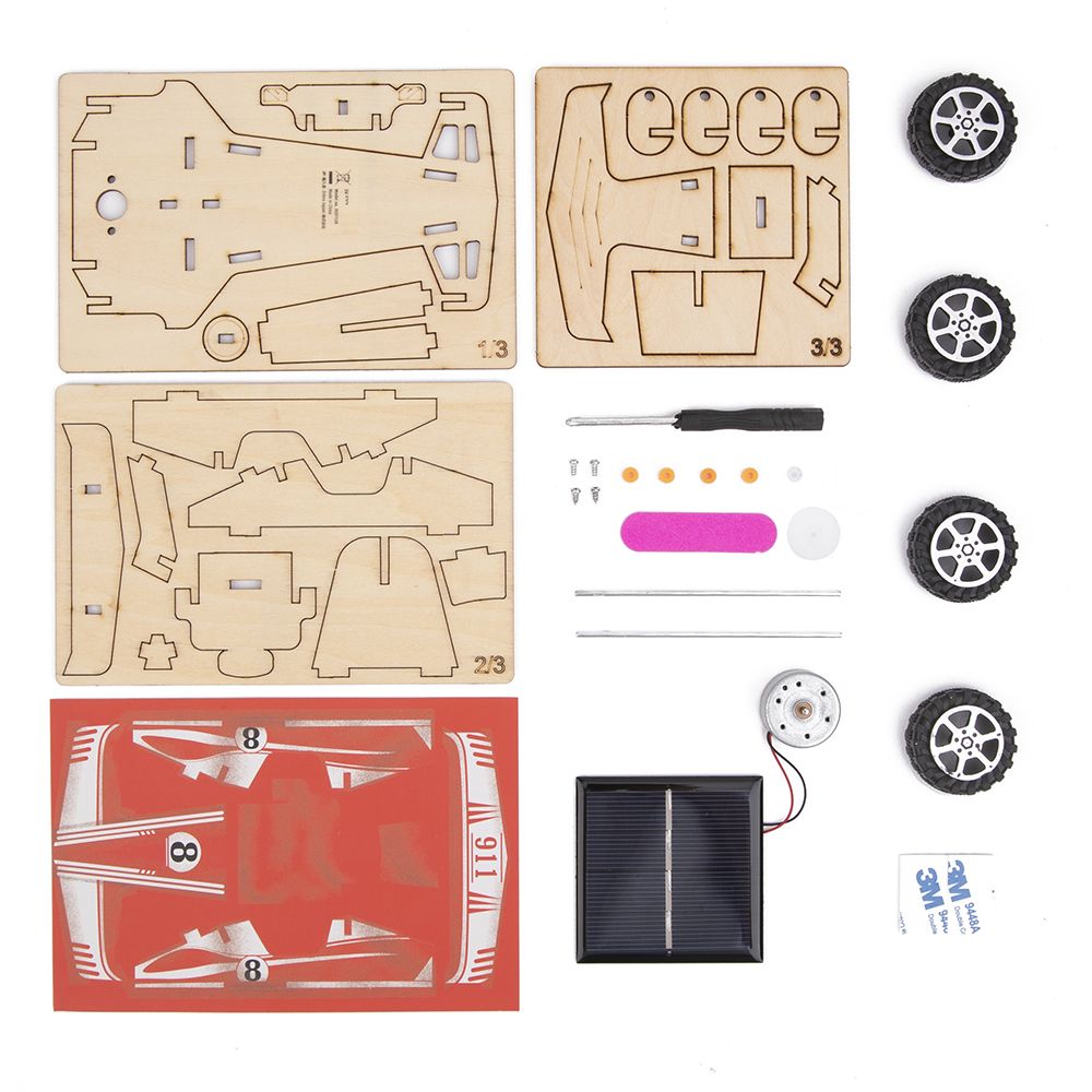 Направи сам, 3Д дървена кола със соларна батерия