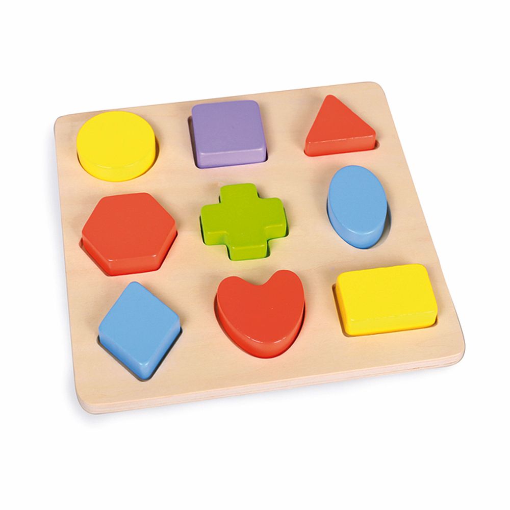 Andreu toys, Дървен пъзел-сортер, Форми и цветове