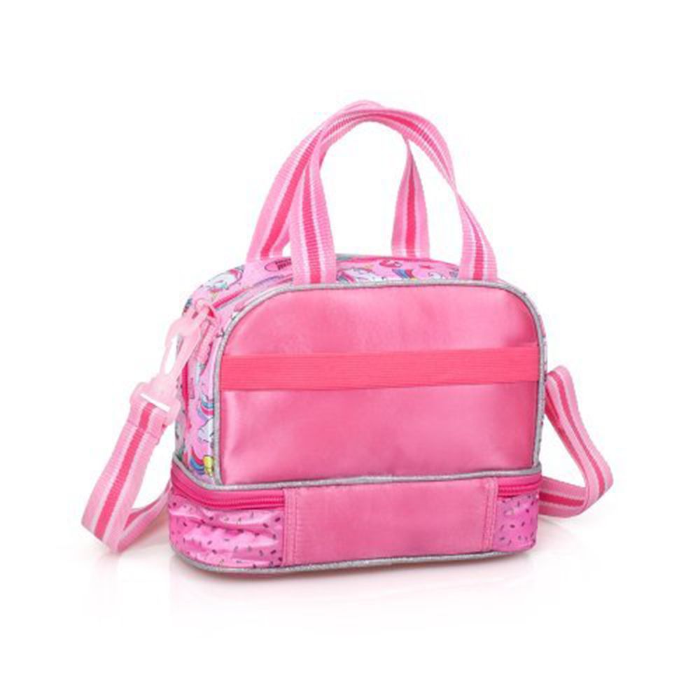 Термочанта за храна с двойно дъно, Мини Маус и еднорогът