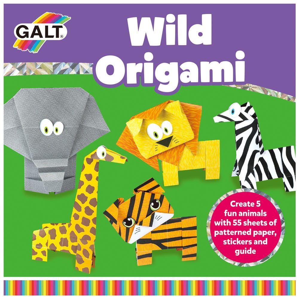 Galt Toys, Оригами, Животни от джунглата
