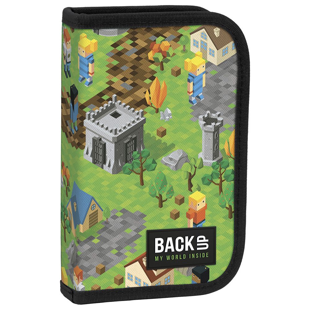 BACKUP, Ученически несесер Pixel Fort, с 1 цип