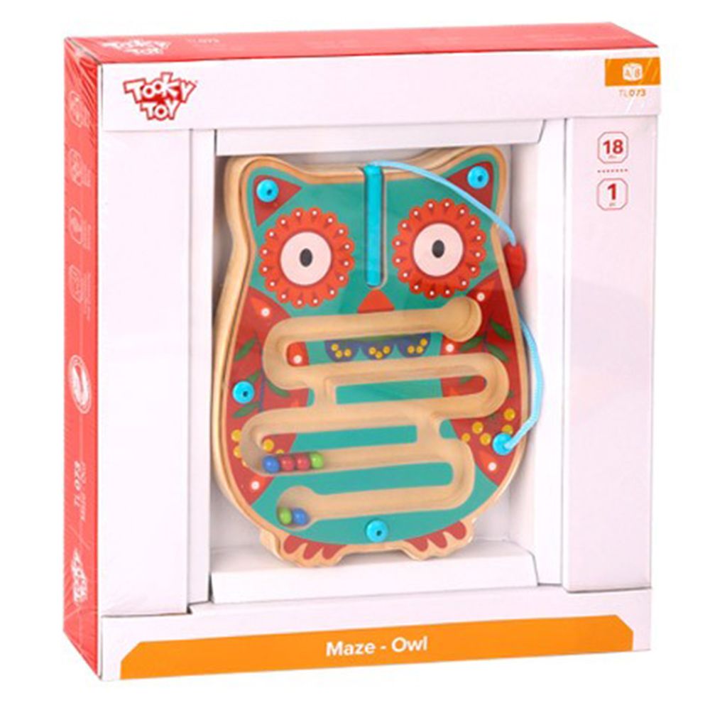 TookyToy, Дървен лабиринт с топчета, Бухалче