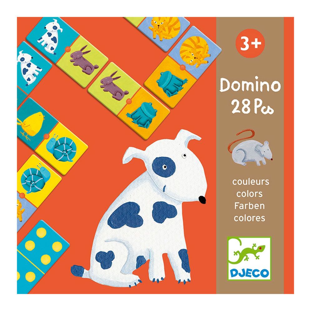 Djeco, Цветно домино, Животни