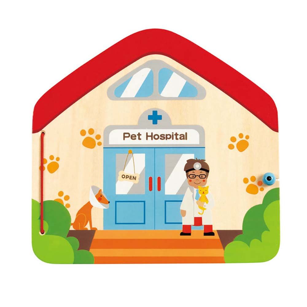 Hape, Дървен магнитен пъзел, Ветеринарна клиника